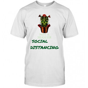 Cactus Skull Not A Hugger Social Distancing T-Shirt